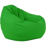 PUFRELAX Пуф, круша, 320л. , Nirvana Grande - Teteron Green, За открито, Перящ се калъф, Пълнеж от Полистиролни перли (PUF-G-NGR-TEX-GR) - topmarket