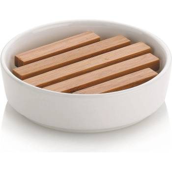 Kela Керамична сапунерка KELA Natura, бяла (1332)