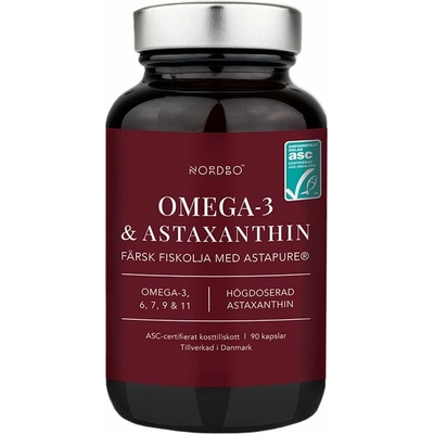 Nordbo Omega 3 and Astaxanthin 90 kapsúl
