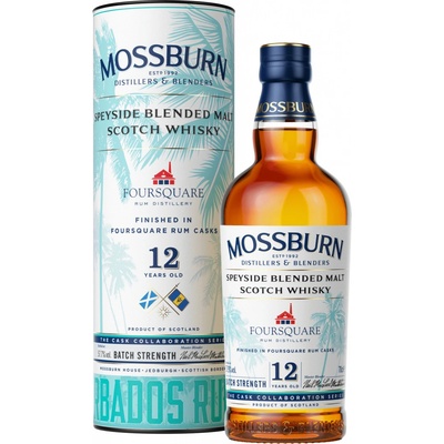 Mossburn 12y Foursquare Rum Casks 57,7% 0,7 l (tuba)