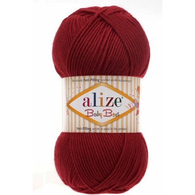 Alize příze Baby Best 390 vínová