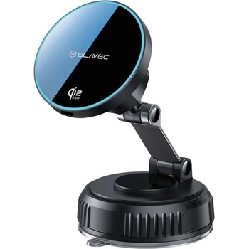 Blavec Поставка за кола Blavec BHC-02 Qi2.2 25W vacum magnetic, черна (BHC02-QI2PMWIB)