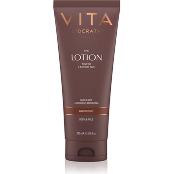Vita Liberata Tinted Tanning Lotion автобронзант мляко за тяло цвят Dark 200ml