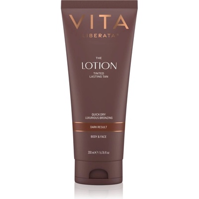 Vita Liberata Tinted Tanning Lotion автобронзант мляко за тяло цвят Dark 200ml