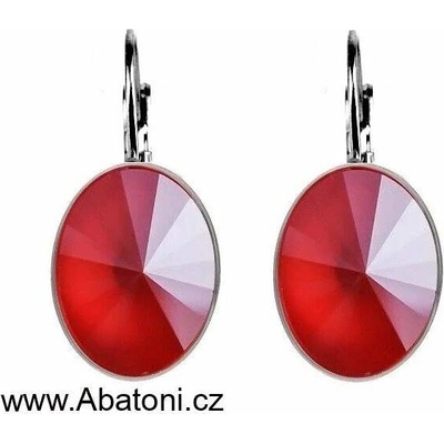 Swarovski Elements Oval Rivoli náušnice 31166.1