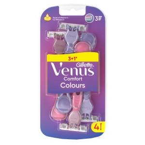 Venus3 самобръсначки (3+1 бр. /бленда) Comf Colors
