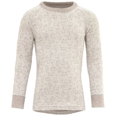 Duo Active Merino Shirt Kid Детски размер: 104 / Цвят: бежов