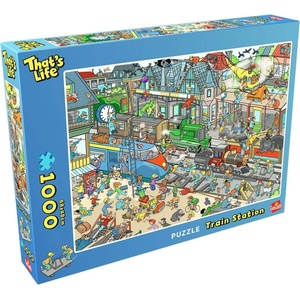 Goliath Пъзел Goliath от 1000 части - Железопътна гара (GOL931610)