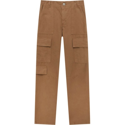 Pull&Bear Карго панталон кафяво, размер 36