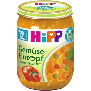 Hipp Био пюре Hipp - Зеленчукова яхния, 250 g (8627)