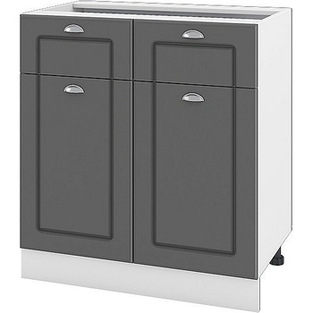 ИРИМ Долен кухненски шкаф Сити БФ-Цимент мат-06-26 80 см