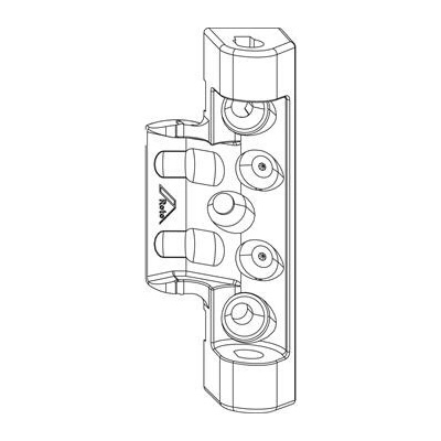 ROTO NX ložisko nůžek T Standard 12/18 dřevo 9/13V bez závrt. čepů stříbrná