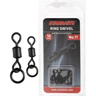 STARBAITS Obratlík s kroužkem Ring Swivel veľ.11 10 ks