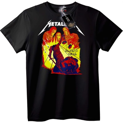 NOONEBRAND Тениска Metallica И Правосъдие за Всички - 6XL, Black