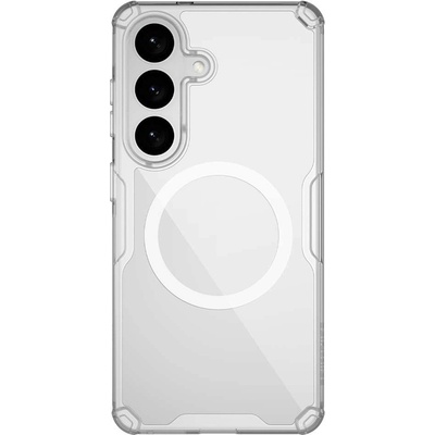 Samsung NILLKIN Nature Pro Магнитен Калъф за Samsung S26 - TPU+PC, Прозрачен, Повдигнати ръбове