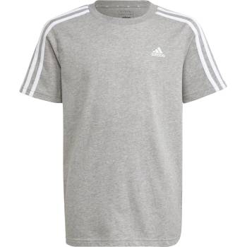 adidas Юношеска тениска Adidas 3 Stripe Essentials T-Shirt Junior - Grey