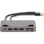 LMP Мултифункционален хъб за свързване на допълнителна периферия за iMac с USB-C - LMP Attach Hub (тъмносив) (18625)