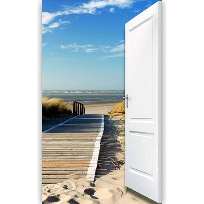 Textilomanie Fototapeta na dvere BEACH DUNE 86x200 cm