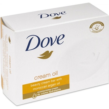 Dove Supreme Cream Oil Krémové toaletní mydlo 100 g