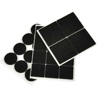 GEKO Samolepící plstěné podložky pod nábytek 28ks, kulaté 25mm, čtvercové 25x25mm a 40x40mm G29812 – Zboží Mobilmania