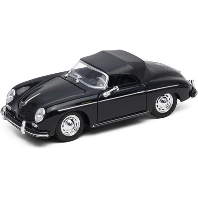 Welly Porsche 356A Speedster model 1:24 čierny