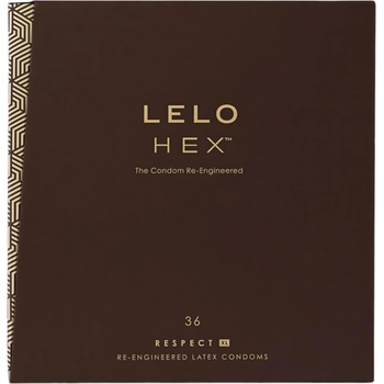 LELO Hex Respect XL - луксозен презерватив (36 бр. )