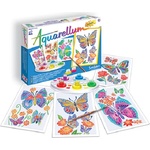 Sentosphère Комплект за оцветяване с акварелни бои Sentosphere Aquarellum Junior - Пеперуди (3373910065009) - baby