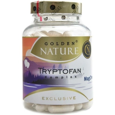GoldenNature Exclusive Tryptofan complex magchel 100 kapslí
