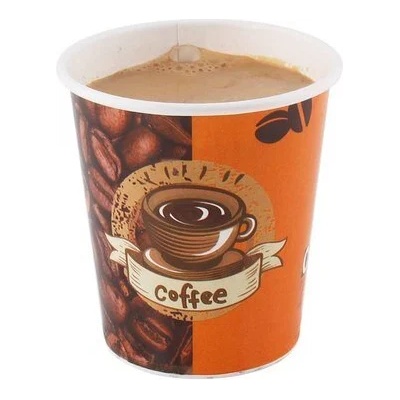 Картонени чаши 7 oz с печат 100бр (е-3001)