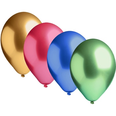 Wimex Nafukovací balónek metalíza barevný mix Ø25cm `M`