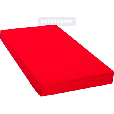 Kaarsgaren 2v1 červené prostěradlo a chránič matrace 100x200