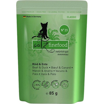 Catz Finefood No.23 hovězí a kachna 85 g