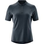 Gonso Дамска фланелка с къс ръкав за колоездене Gonso Women's Adventure Jersey Nature Cycling jersey - Outerspace - размер 44 (EU) (156-2643-0216)