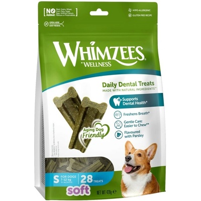 WHIMZEES Soft dentálna maškrta pre psov S 7 12 kg 28ks