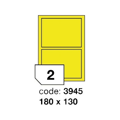Rayfilm Office 180 x 130 mm 100 archů matně žlutá R0121.3945