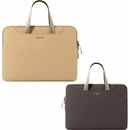 tomtoc Light-A21 Dual-color Slim Pouzdro s poutkem pro 13.5" hnědá TOM-A21D3K1