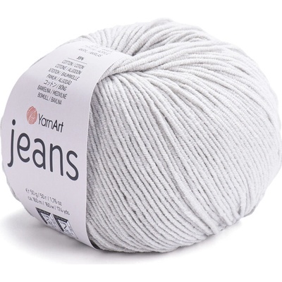 Yarn Art příze YarnArt Jeans 49 světle šedá