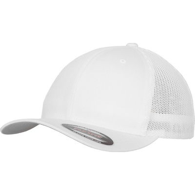 FLEXFIT Mesh Cap Flexfit Mesh Trucker 6511 White