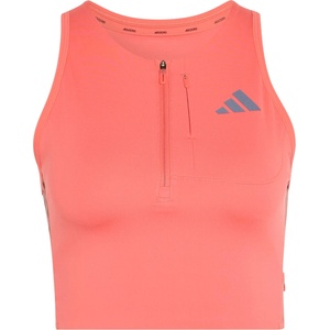 adidas Дамски топ adidas Women's Adizero Running Gel Pocket Crop Top Sports bra - Semi Turbo - размер XL (112-3880-0216)