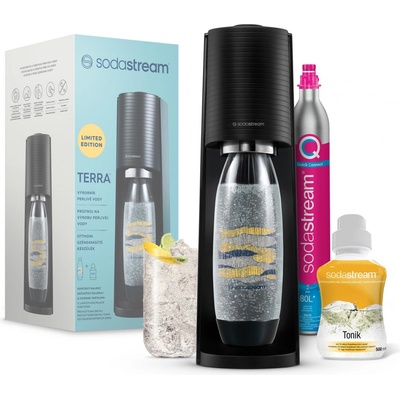 SodaStream TERRA Black Tonik Megapack – Zbozi.Blesk.cz