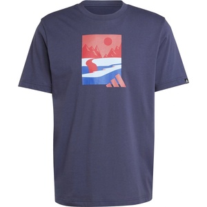 adidas Мъжка тениска Adidas Graphic Logo T-Shirt Mens - Navy Outdoor
