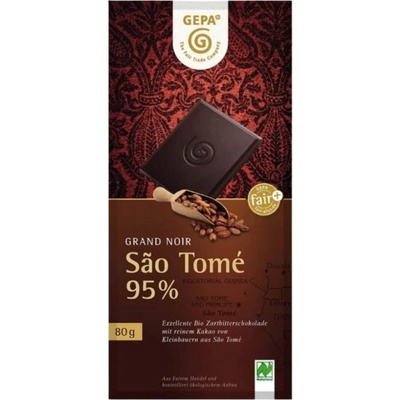 Gepa Bio hořká 95 % Sao Tomé, 80 g