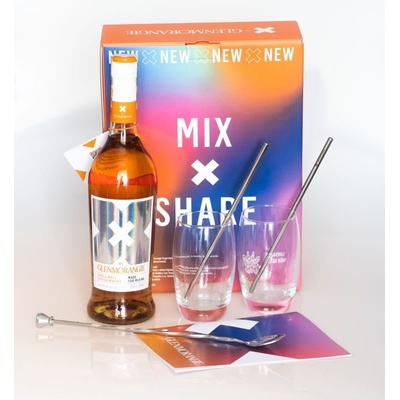Glenmorangie X Cocktail Mix 40% 0,7 l (dárkové balení 2 sklenice)