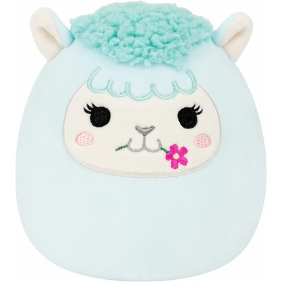 SQUISHMALLOWS Tyrkysová lama s kvetinou Lorna
