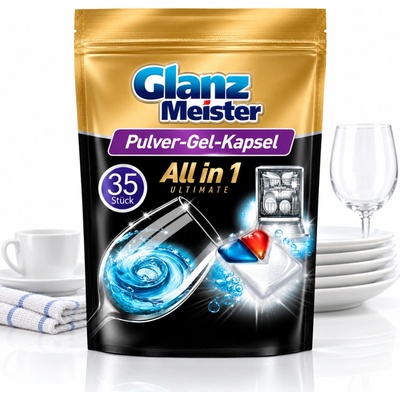 Glanz Meister tablety do myčky All in1 Ultimate 35 ks
