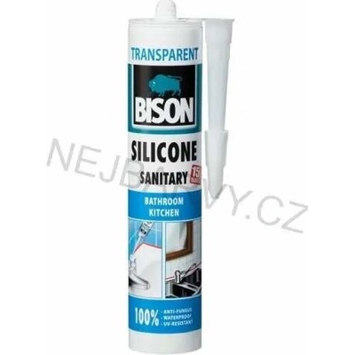 Bison Silicone Sanitary 280 ml transparentní