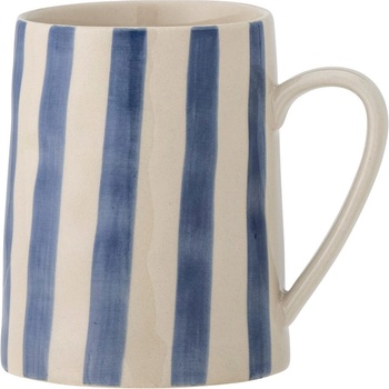 Bloomingville Глинена чаша в бяло и синьо 440 ml Begonia - Bloomingville (82060959)