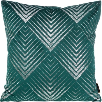 Takoy Zamatová BLINK 36 so striebornou geometrickou potlačou-HF-395878 45 x 45 cm