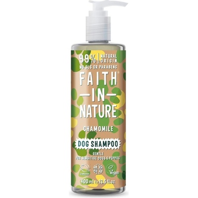 Faith in Nature Heřmánkový šampon pro citlivé a malé psy 400 ml