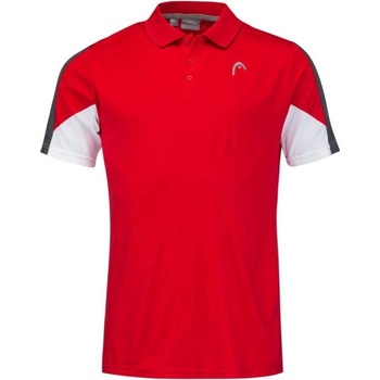 Head Мъжка тениска с якичка Head Club 22 Tech Polo Shirt M - Червен